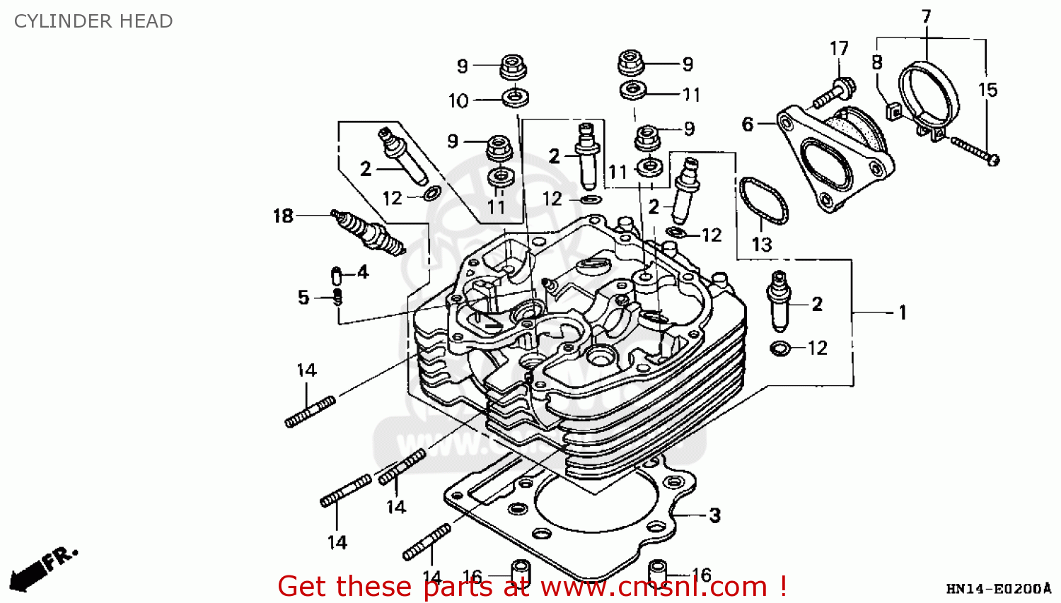 Cylinder Head Diagram